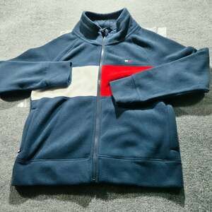 Tommy Hilfiger Sport Fleece Jacket Size PM Blue Red White